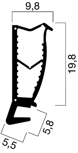 Profilquerschnitt
1042 (M 1:1)