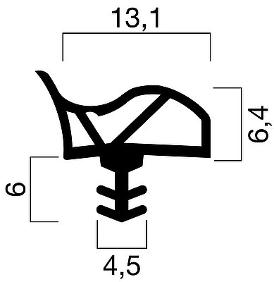 Profilquerschnitt
1011 (M 1:1)