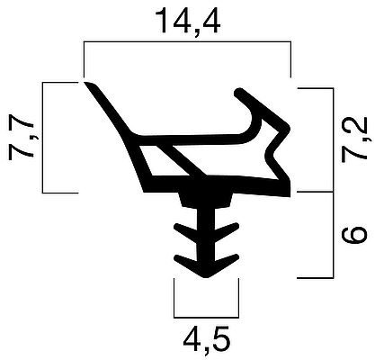 Profilquerschnitt
1022 (M 1:1)